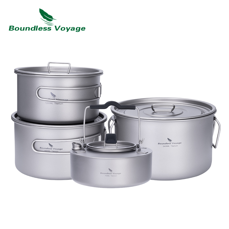 Boundless Voyage Titanium Pot  – обзор и цена Camping Hiking Cooking