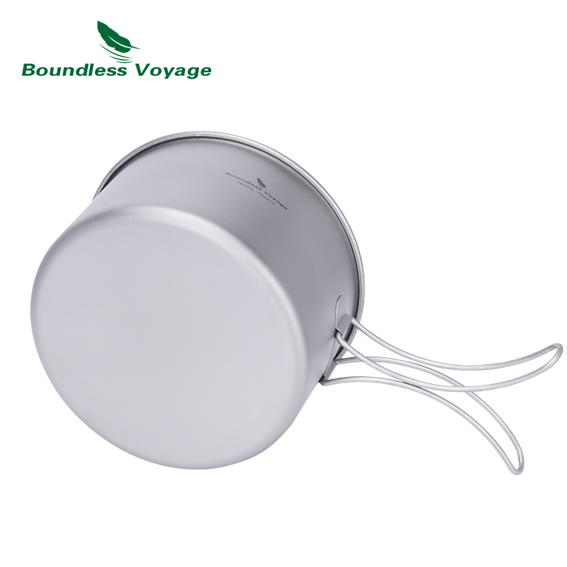 Boundless Voyage Titanium Pot  – обзор и цена Camping Hiking Cooking