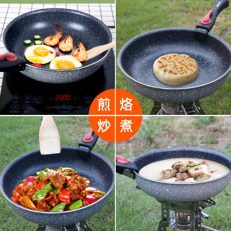 2026Outdoor Wok Portable Cooki – обзор и цена Camping Cooking Handle