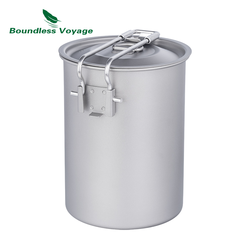 Boundless Voyage 900ml Titaniu – обзор и цена Camping Cooking Pot With Lid