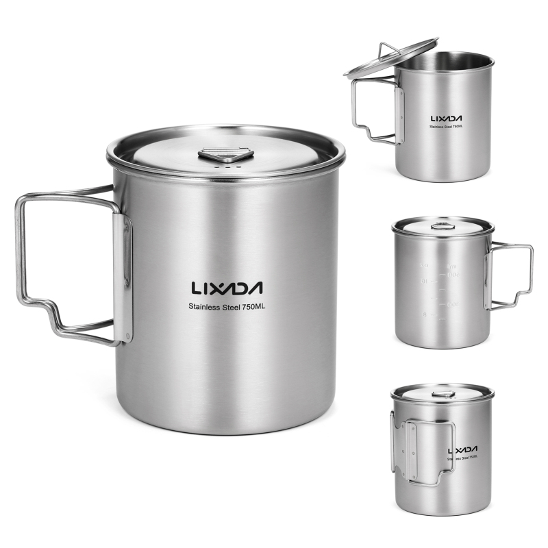 Lixada 750ml Cup Outdoor Stain – обзор и цена Camping Cooking Pack