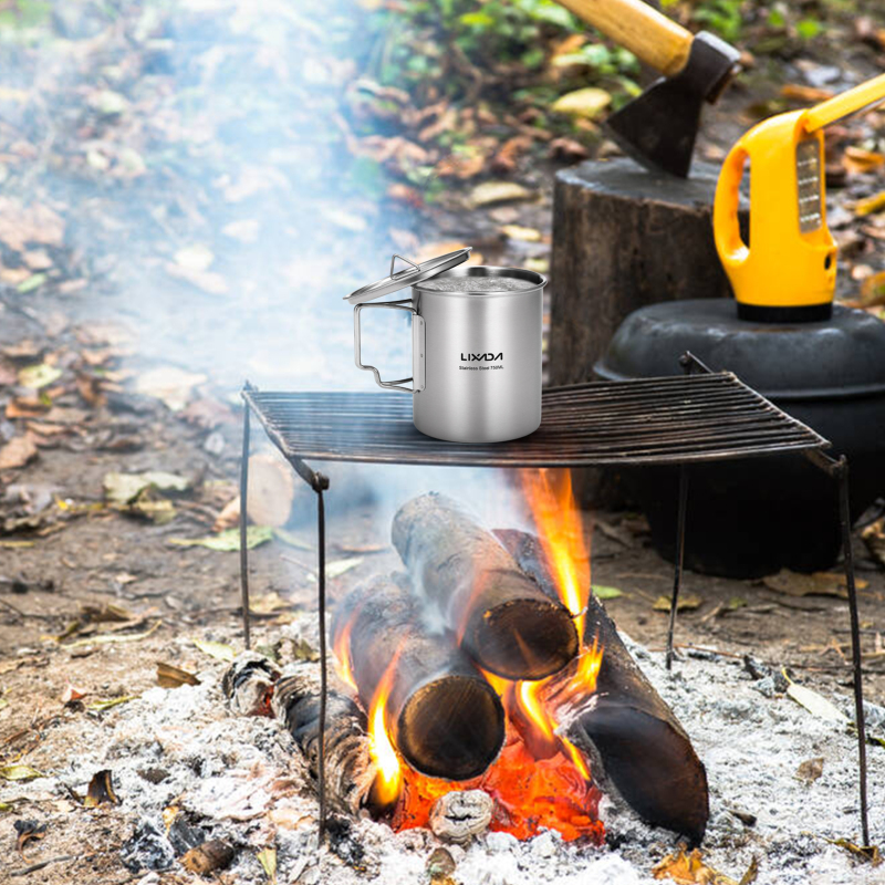 Lixada 750ml Cup Outdoor Stain – обзор и цена Camping Cooking Pack