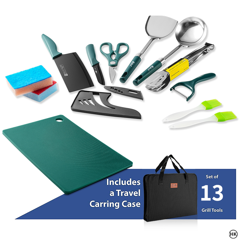 13PCS Camping cooking set, cam – обзор и цена Camping Cooking Accessories Set