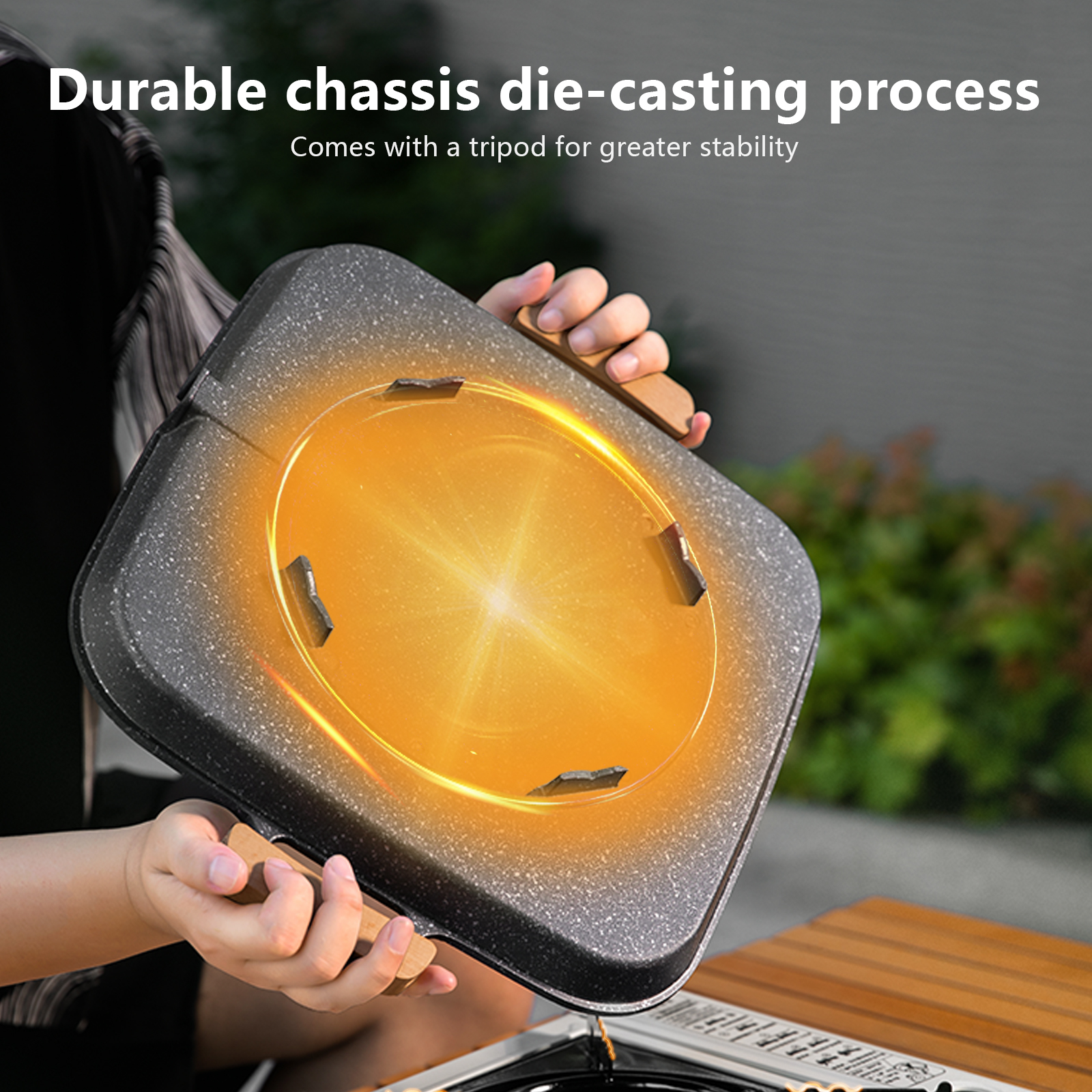 BISINNA Square BBQ Grill Pan N – обзор и цена Camping Cooking Disc