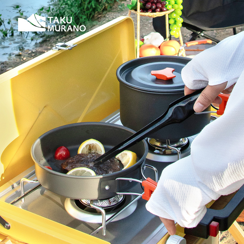 Camping Cookware Set Outdoor C – обзор и цена Camping Cooking Set With Bag