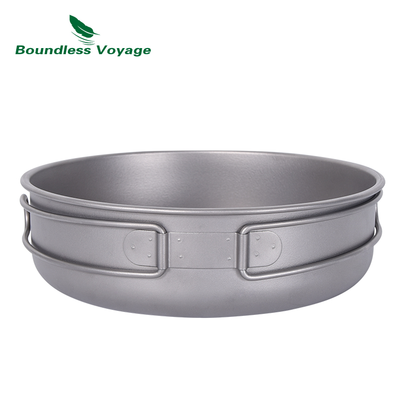 Boundless Voyage Titanium Non- – обзор и цена Camping Cooking Pot With Lid