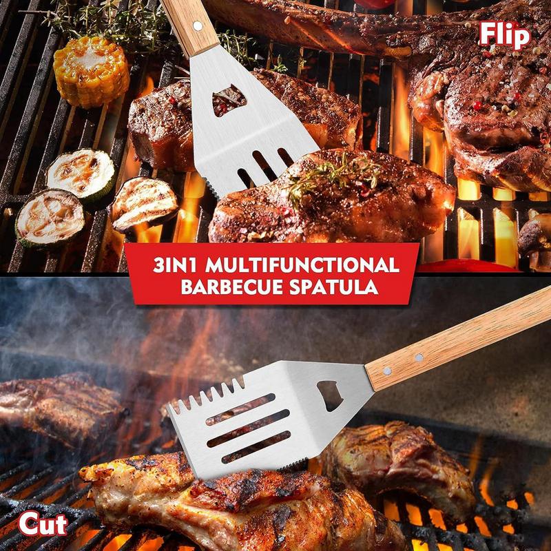 3pcs BBQ Utensils BBQ Grill To – обзор и цена Camping Cooking Accessories Set