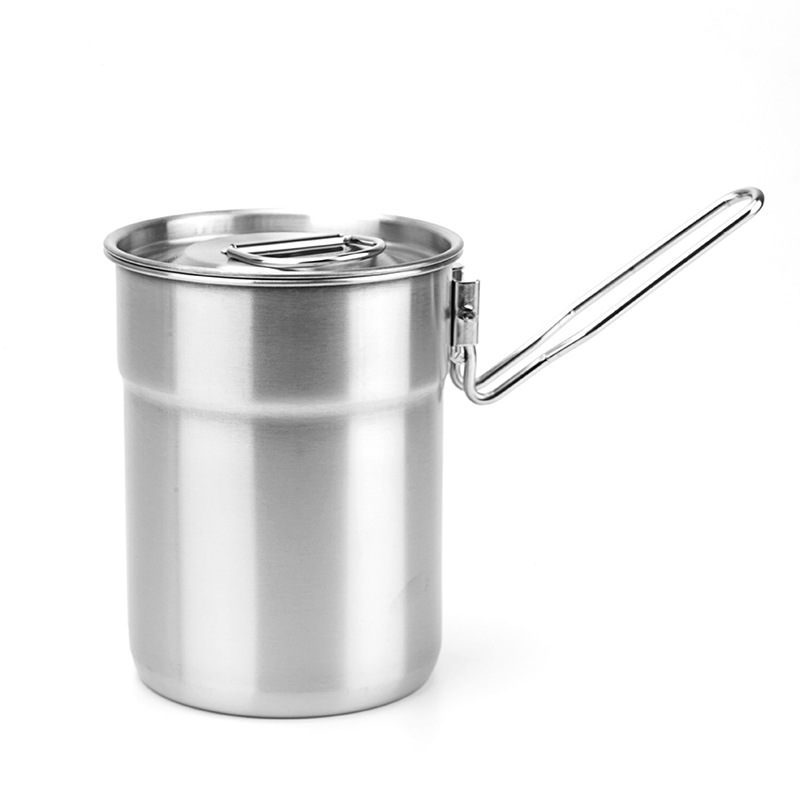 Camping Coffee Cup 1L Stainles – обзор и цена Camping Cooking Pot With Lid