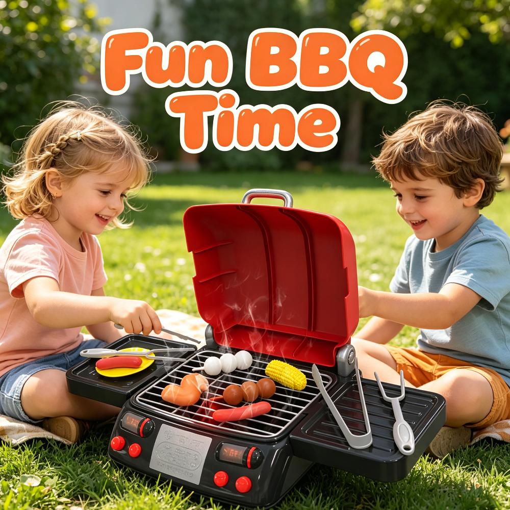 Children's Electric Play Food  – обзор и цена Camping Cooking And Eating Set