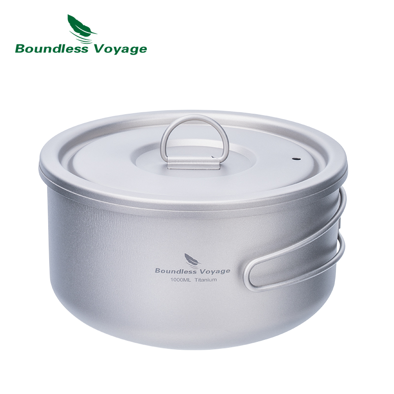 Boundless Voyage Titanium Camp – обзор и цена Camping Cooking Pot With Lid