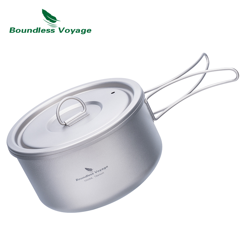 Boundless Voyage Titanium Camp – обзор и цена Camping Cooking Pot With Lid