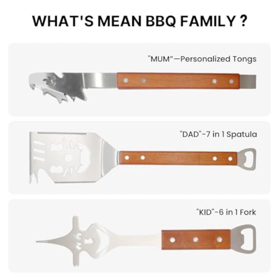 7 in 1 Stainless Steel BBQ Acc – обзор и цена Camping Cooking Accessories Set