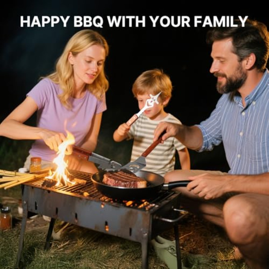7 in 1 Stainless Steel BBQ Acc – обзор и цена Camping Cooking Accessories Set