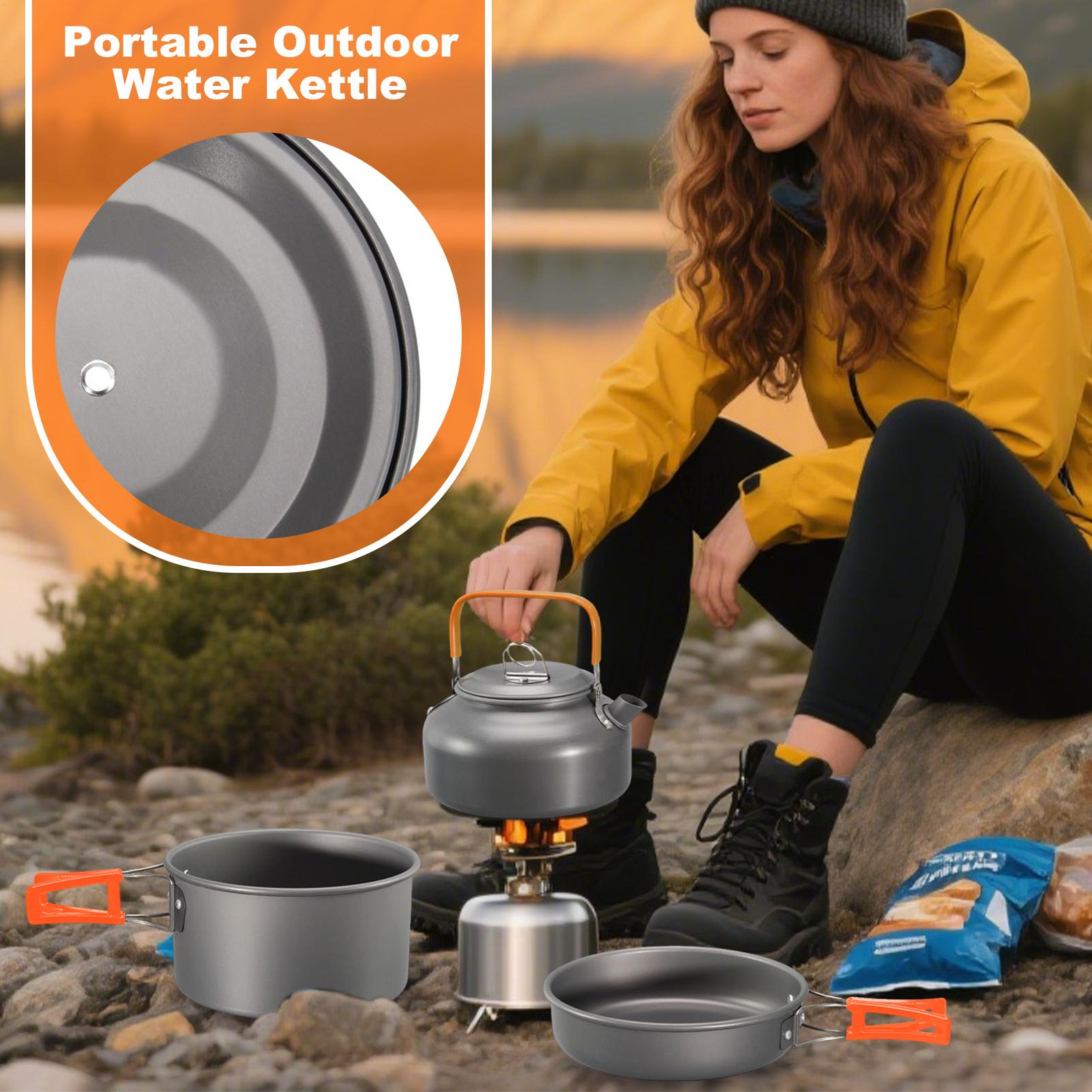 Camping Cookware Camping Cook  – обзор и цена Camping Cooking Set With Kettle
