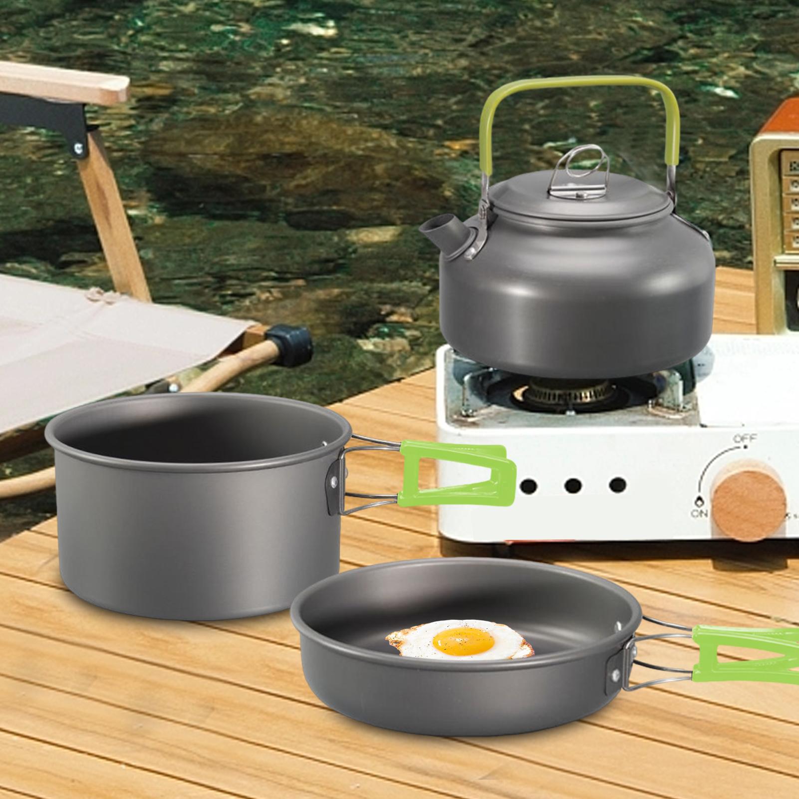 Camping Cookware Camping Cook  – обзор и цена Camping Cooking Set With Kettle