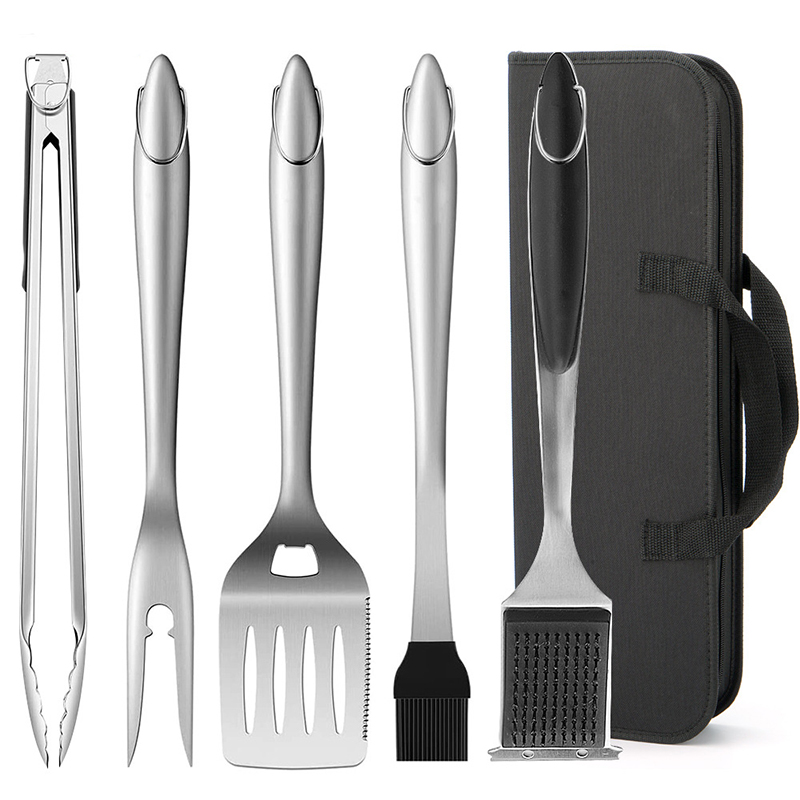 Stainless Steel Barbecue Tool  – обзор и цена Camping Cooking Bundle