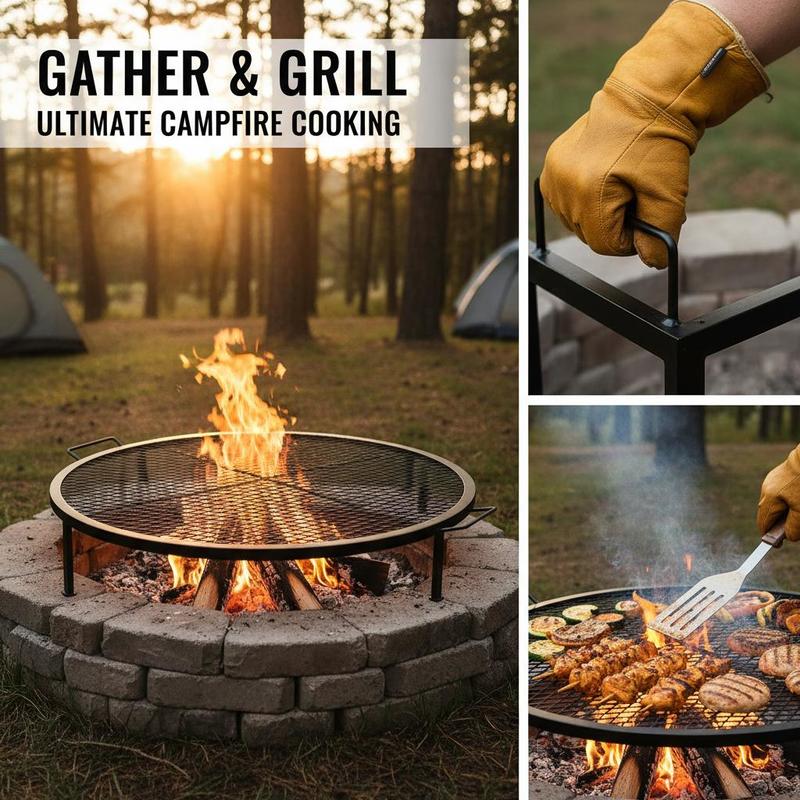 Black Round Cooking Grid 36 In – обзор и цена Camping Cooking Handle