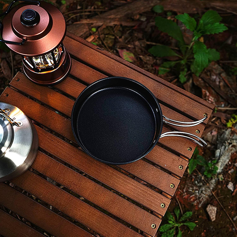 High-Grade 304 Stainless Steel – обзор и цена Camping Cooking Set With Kettle