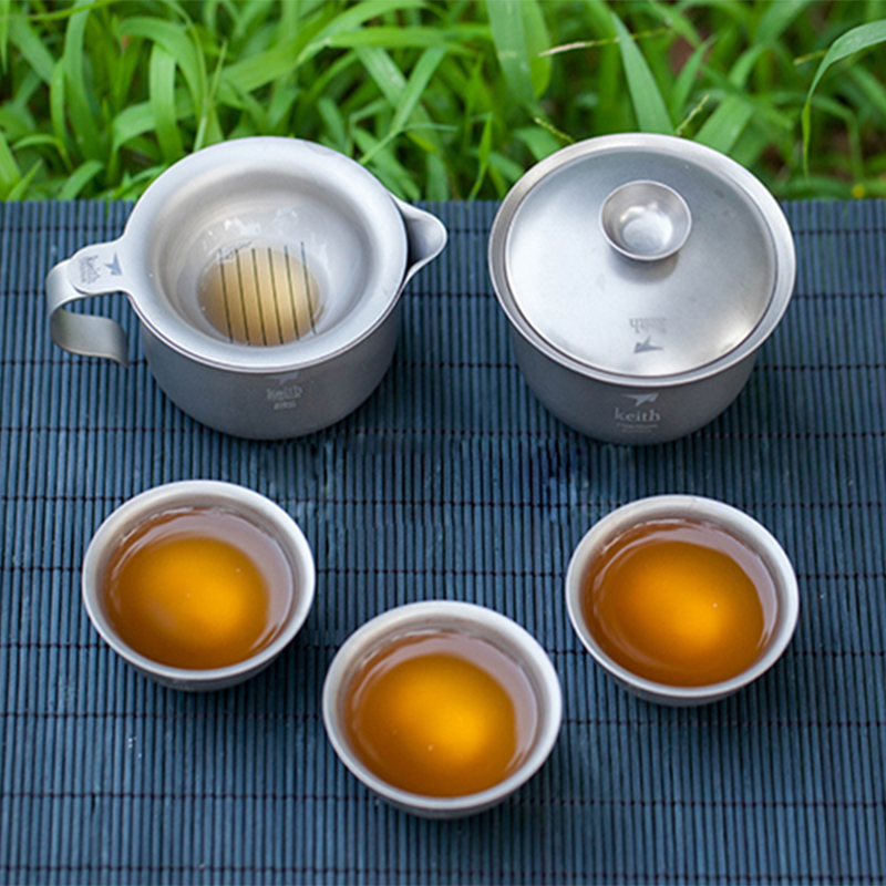 Keith Titanium Kung Fu Tea Set – обзор и цена Camping Cooking Set With Kettle
