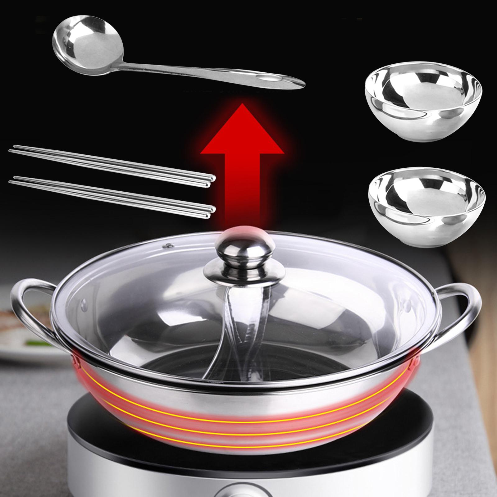 Hot Pot Pan Cooker with Glass  – обзор и цена Camping Cooking Pot With Lid