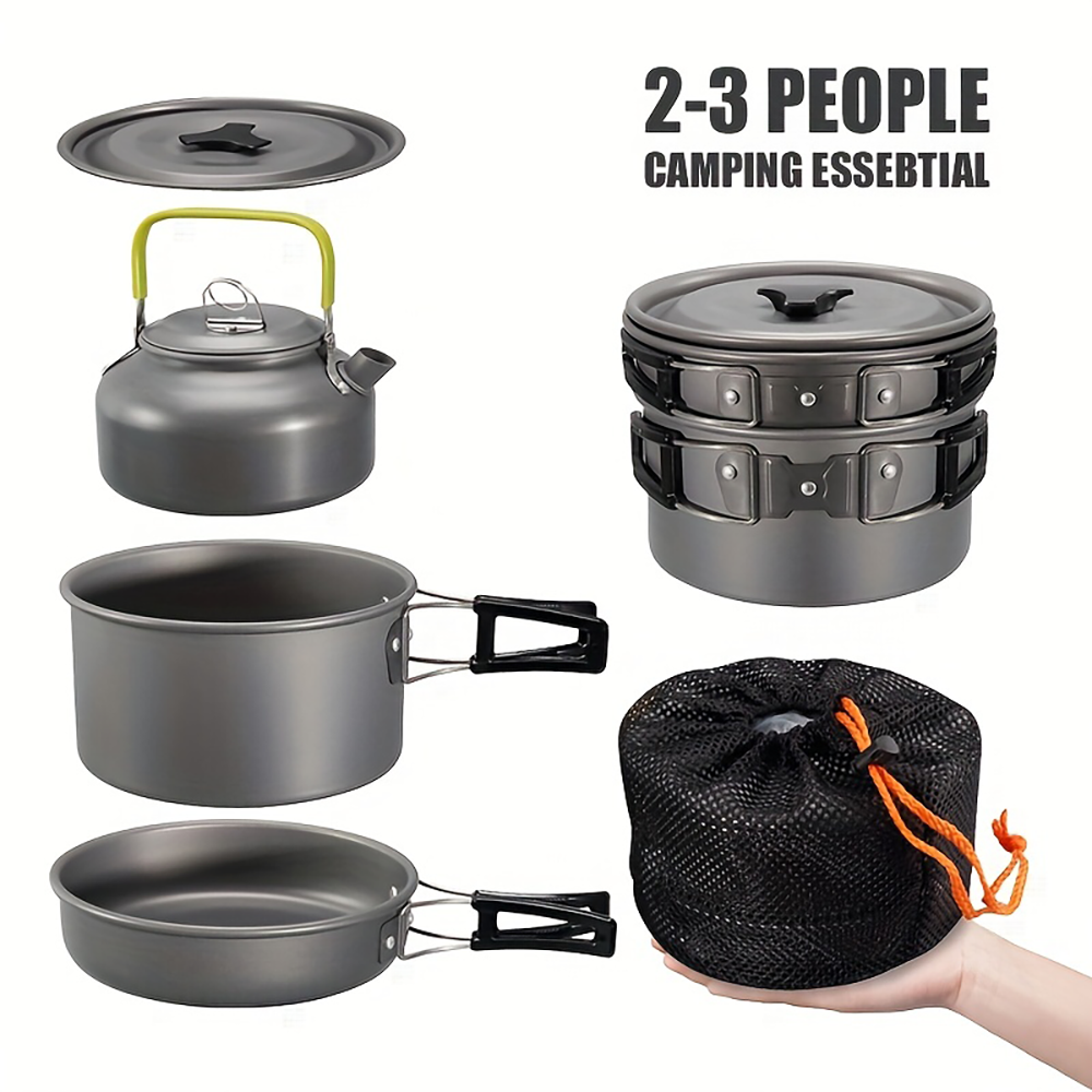 Outdoor camping cookware set m – обзор и цена Camping Hiking Cooking