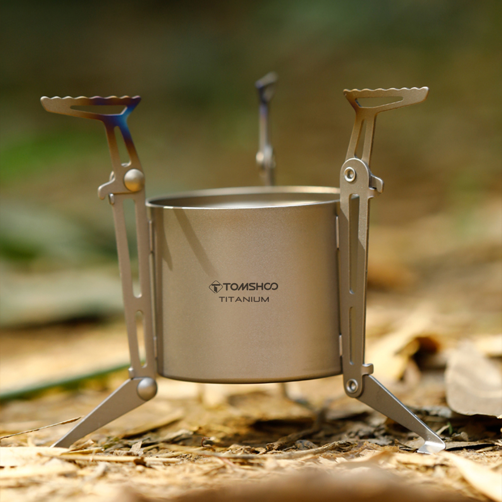 TOMSHOO Ti Alcohol Stove and L – обзор и цена Camping Cooking Pot With Lid