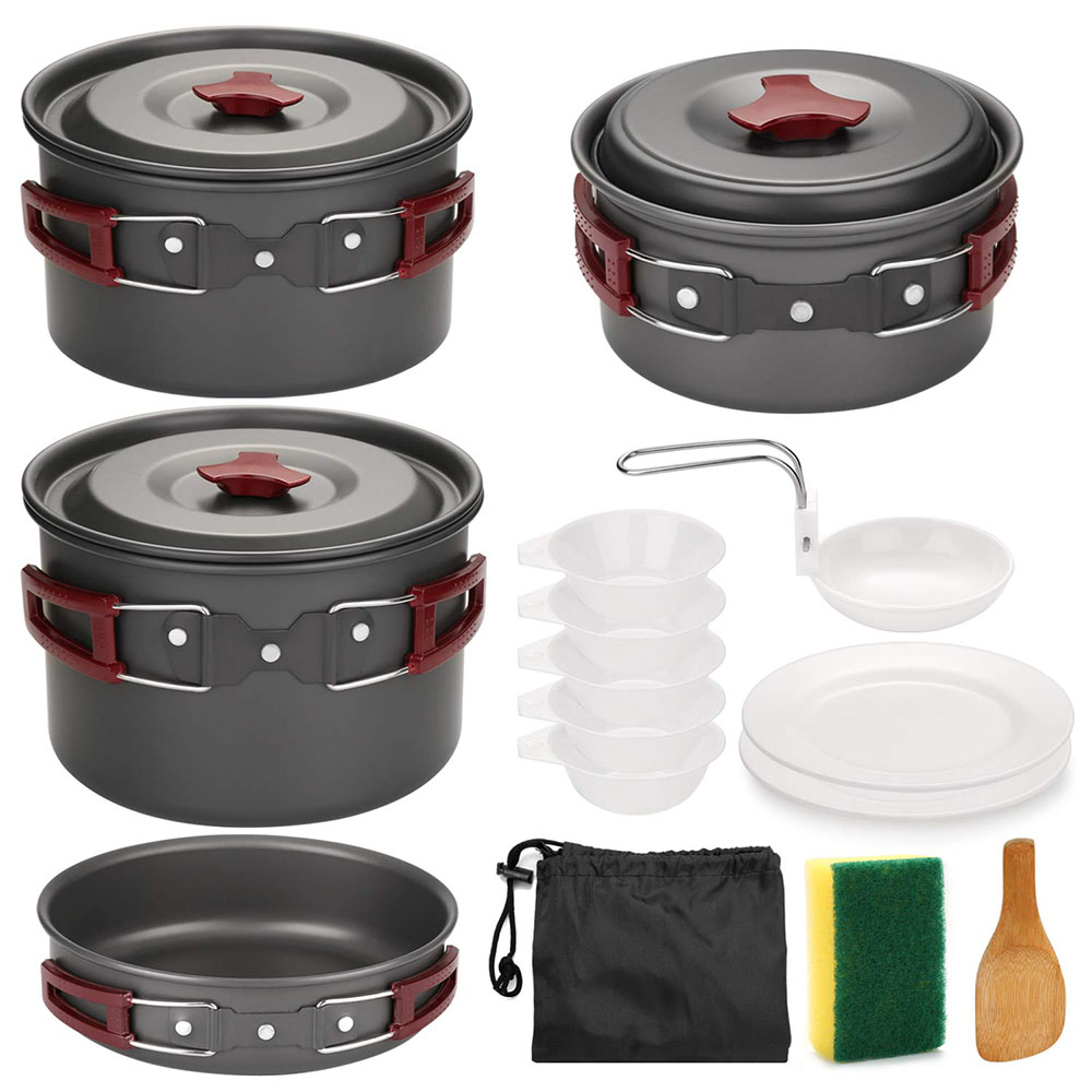 Outdoor Camping Cookware Kit N – обзор и цена Camping Cooking Pack