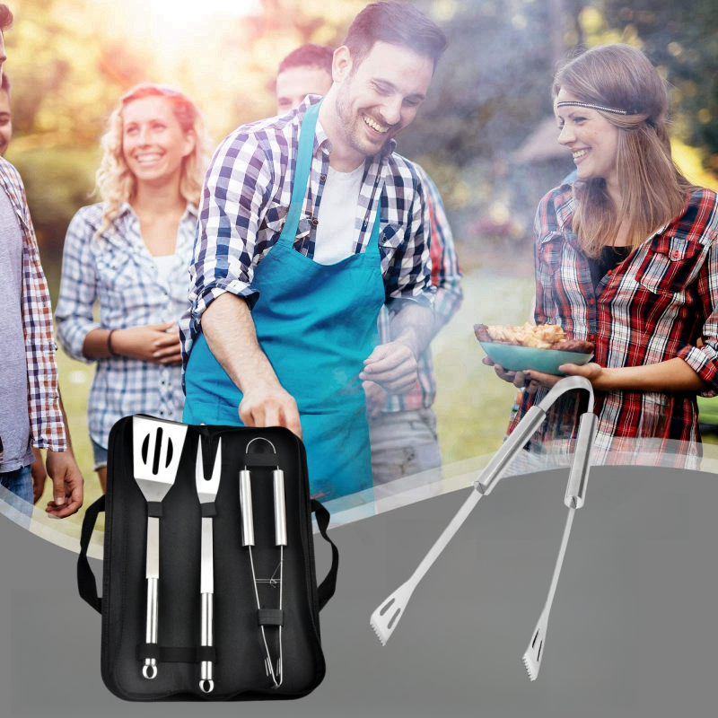 BBQ Tools Set Barbecue Utensil – обзор и цена Camping Cooking Bundle