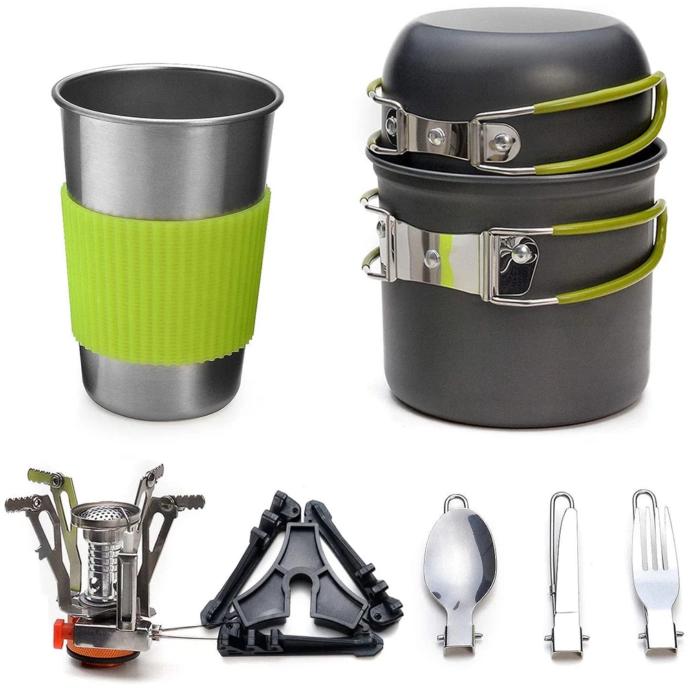 Camping Cookware Kit with Stov – обзор и цена Camping Cooking Pack