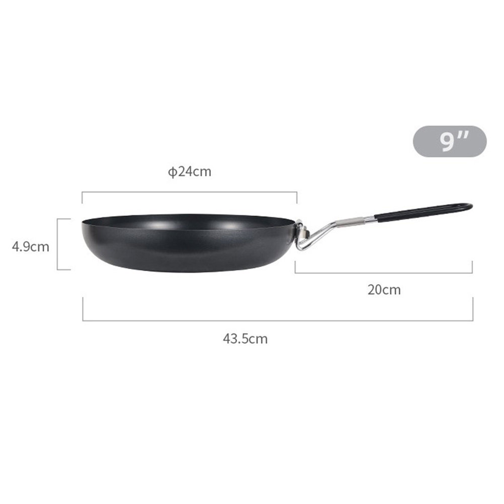 Camping Non Stick Frying Pan 9 – обзор и цена Camping Cooking Handle