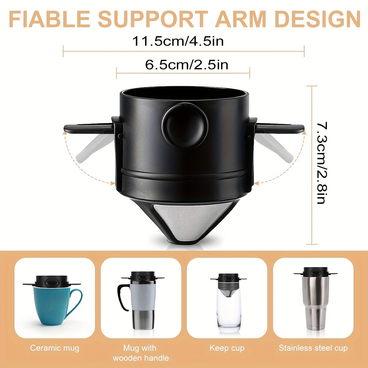 Coffee Filter Cup Portable Reu – обзор и цена Pocket Coffee Maker