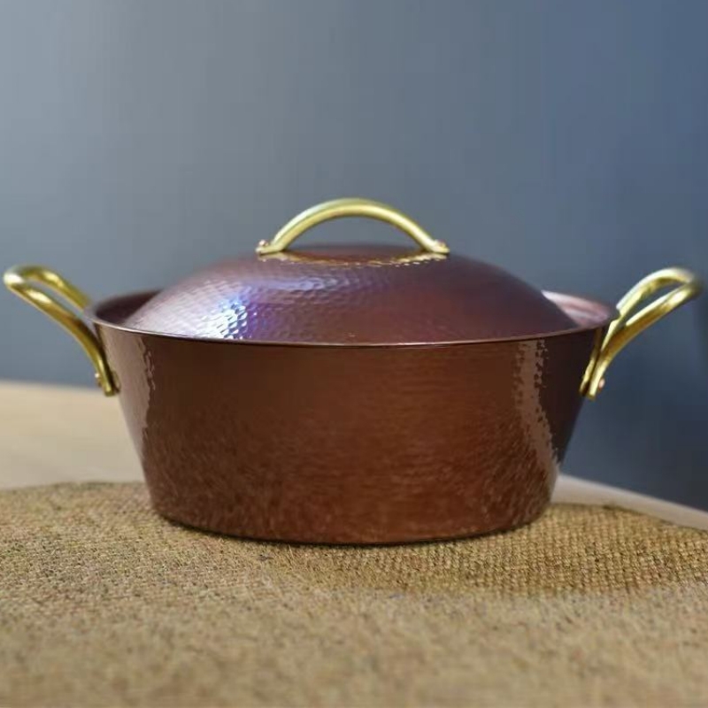 Handcrafted Vintage Copper Pot – обзор и цена Camping Cooking Pot With Lid