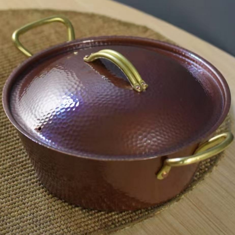 Handcrafted Vintage Copper Pot – обзор и цена Camping Cooking Pot With Lid